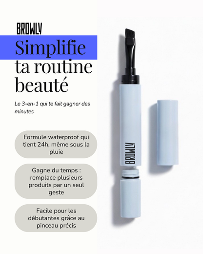 BROWLY – 1 produit, 3 usages. zéro prise de tête.